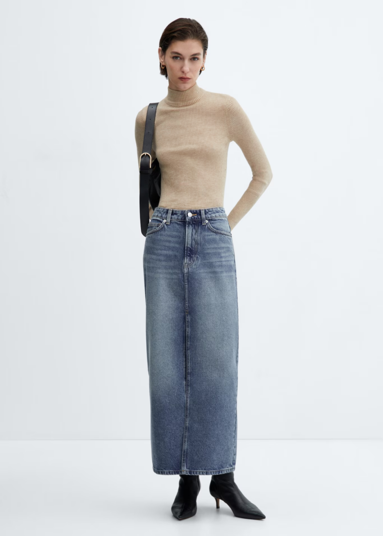 How to Style a Long Denim Skirt in 2024 — No Time For Style